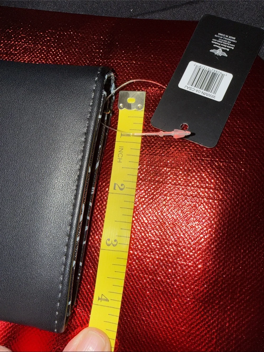 Selby Black Leather Men's Organizer Wallet Clutch